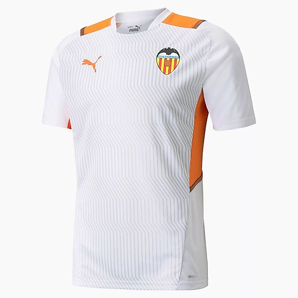 PUMA Valencia CF Herren Trainingstrikot | Mit Aucun | Weiß/Orange | Größe: günstig online kaufen