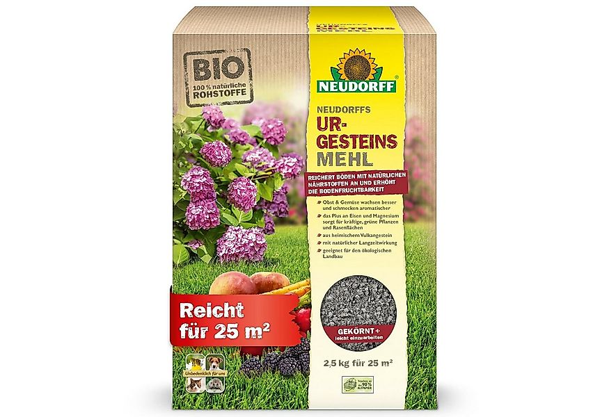 Neudorff Bodenverbesserer UrgesteinsMehl 2,5 kg, erhöht Bodenfruchtbarkeit günstig online kaufen