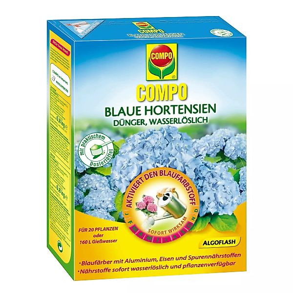 Compo Blaue Hortensien Dünger 800 g günstig online kaufen