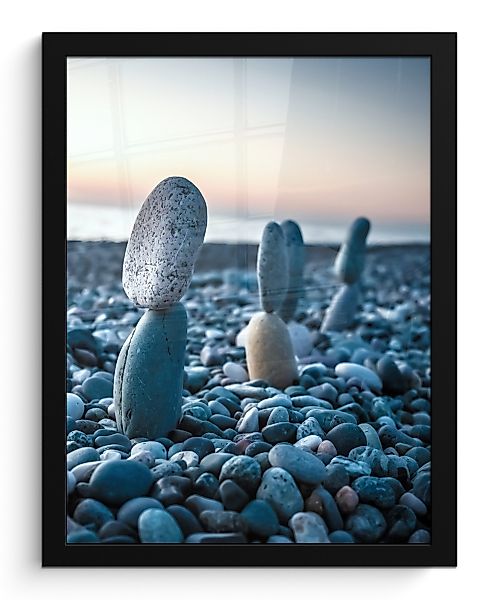 MuchoWow Poster Zen-Steine - Sonnenuntergang - günstig online kaufen