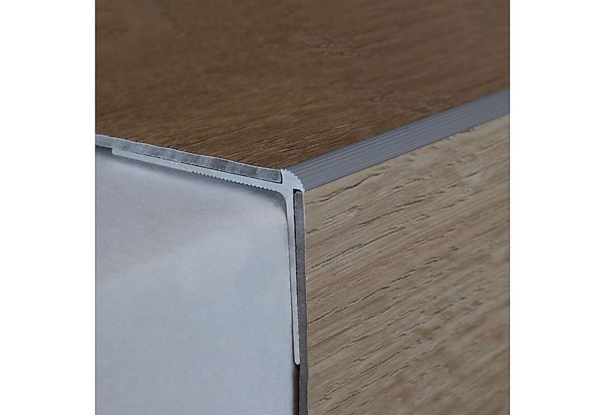 PROVISTON Treppenkantenprofil Aluminium, 40 x 30 x 1000 mm, Silber, Treppen günstig online kaufen