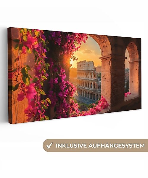 OneMillionCanvasses® Leinwandbild Panorama Kolosseum - Rom günstig online kaufen