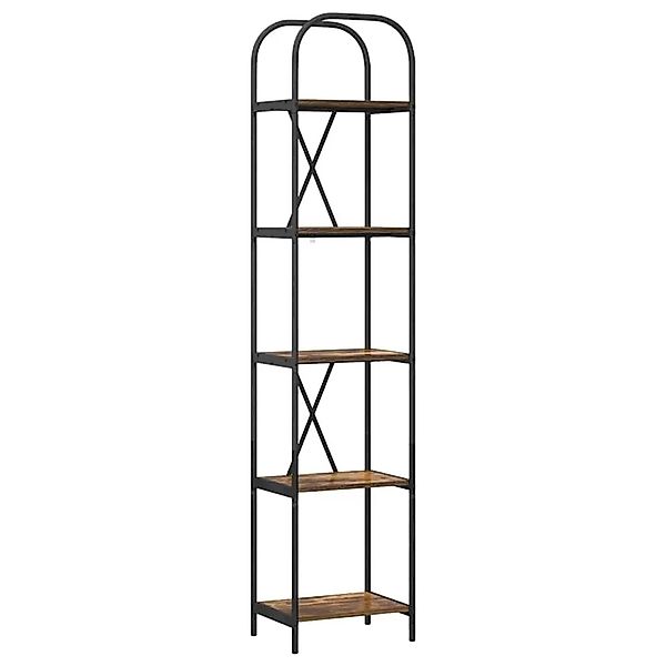 vidaXL Bücherregal Geräucherte Eiche 40 x 30 x 183 cm Holzwerkstoff 879871 günstig online kaufen