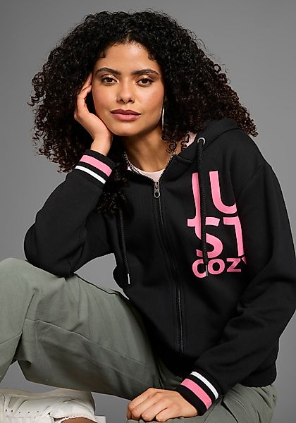 KangaROOS Kapuzensweatjacke, mit Neon-Details günstig online kaufen