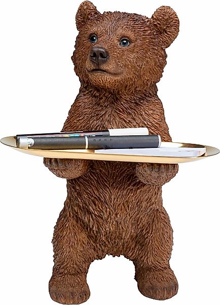 Kare Design Dekofigur "Deko Figur Butler Standing Bear 35cm" günstig online kaufen