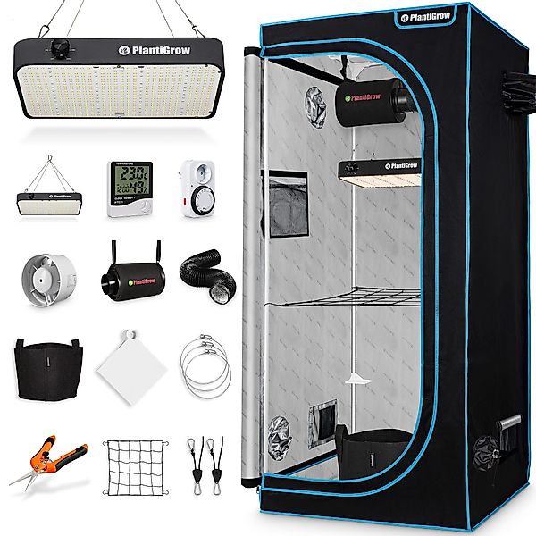 PlantiGrow Gewächshaus PlantiGrow Growbox Komplettset – günstig online kaufen