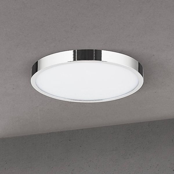 LED-Deckenlampe Disc, chromfarben, Ø 24 cm, CCT, Metall günstig online kaufen