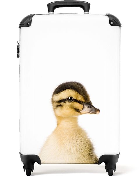 NoBoringSuitcases.com© Hartschalen-Trolley Ente - Gelb - günstig online kaufen