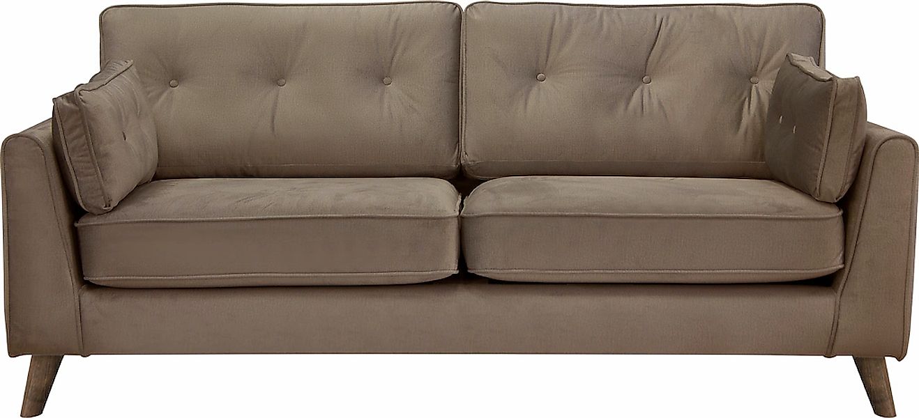 Home affaire 3-Sitzer »Copenhagen« feiner Keder, Kopfheftung im Rücken und günstig online kaufen