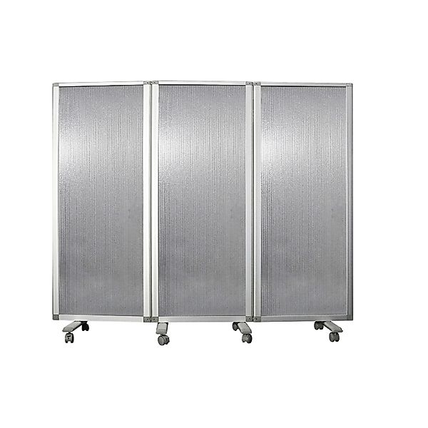 KARAT Doppelseitige Trennwand Mobile und Faltbar Semi Transparent 180 x 150 günstig online kaufen