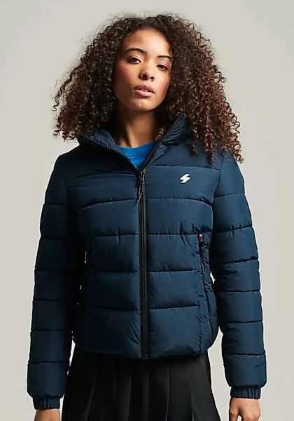 Superdry Steppjacke "HOODED SPIRIT SPORTS PUFFER", mit Kapuze, aus wasserab günstig online kaufen