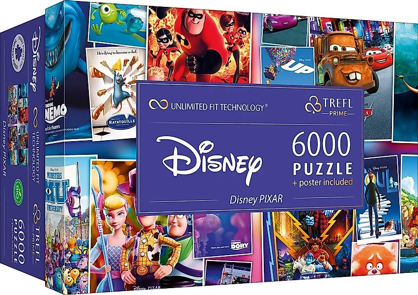 Trefl Puzzle Disney / Pixar Animationsgalerie 6000 Teile Puzzle, 1500 Puzzl günstig online kaufen
