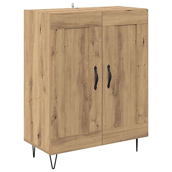 vidaXL Sideboard Artisan-Eiche 69,5 x 34 x 90 cm Verbundholz und Eisen 8815 günstig online kaufen