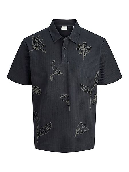 Jack & Jones Poloshirt Modisches Kurzarm-Design mit Blumen-Stickerei JPRLEO günstig online kaufen