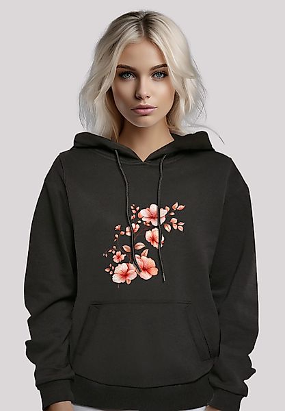 F4NT4STIC Kapuzenpullover Rosa Blumenzweig 3D Premium günstig online kaufen
