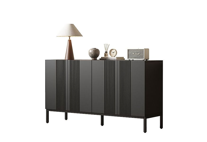 SOFTWEARY Sideboard Breite 145 cm (145/41,5/80 cm), Wohnzimmerschrank, Mehr günstig online kaufen