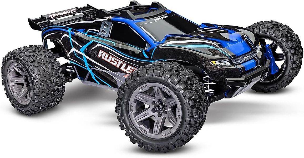 Traxxas Spielzeug-Auto Traxxas 67164-4-BLUE - RUSTLER günstig online kaufen