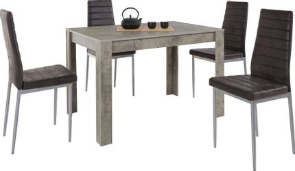 INOSIGN Essgruppe mit Tisch und 4 günstig online kaufen
