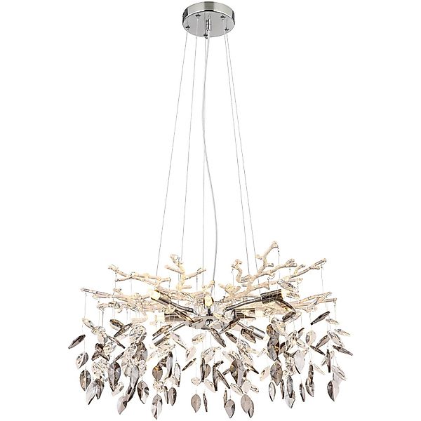 GLOBO LIGHTING Hängeleuchte Hängelampe Esszimmer Kristalle günstig online kaufen