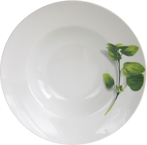 CreaTable Pastateller »Essteller Kräuter«, (Set, 4 St.), Teller Set für 4 P günstig online kaufen