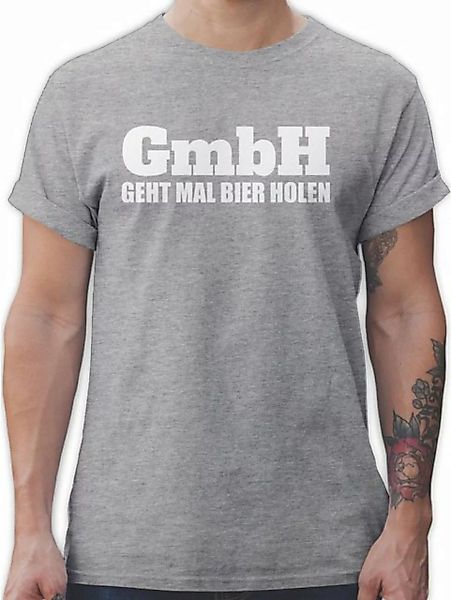 Shirtracer T-Shirt GmbH - Geht mal Bier holen Sprüche Statement mit Spruch günstig online kaufen