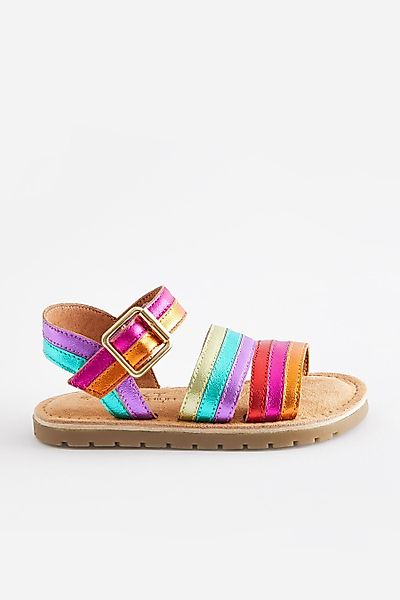 Next Gestreifte Ledersandalen Sandale (1-tlg) günstig online kaufen