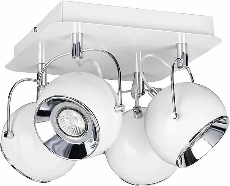 SPOT Light Deckenleuchte »BALL«, 4 flammig, Leuchtmittel GU10   LED wechsel günstig online kaufen