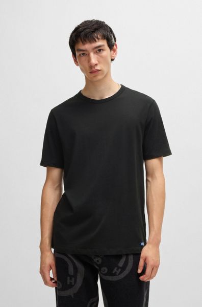 HUGO Blue T-Shirt "BLUE Naolo" Packung, 2 Stk. tlg. mit kleinem Label am Sa günstig online kaufen