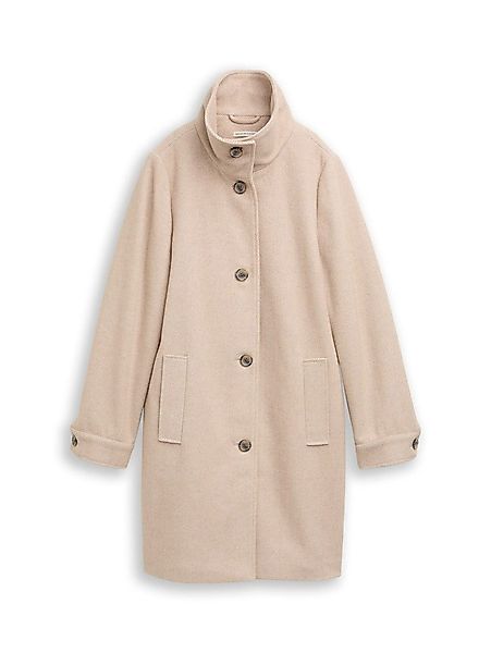 TOM TAILOR Parka Wintermantel Eleganter Wollmantel günstig online kaufen