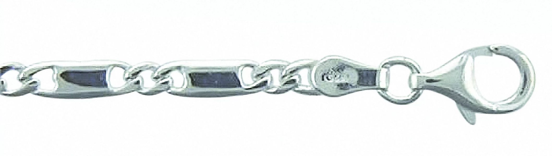 Adelia´s Silberarmband "925 Silber Fantasie Armband 21 cm Ø 3,3 mm", Silber günstig online kaufen