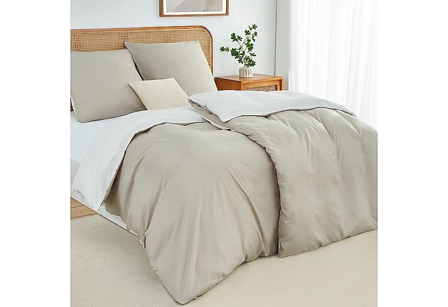 Topfinel Bettwäsche 135x200cm, Seersucker Bettwäsche-Sets, bügelfrei, aller günstig online kaufen