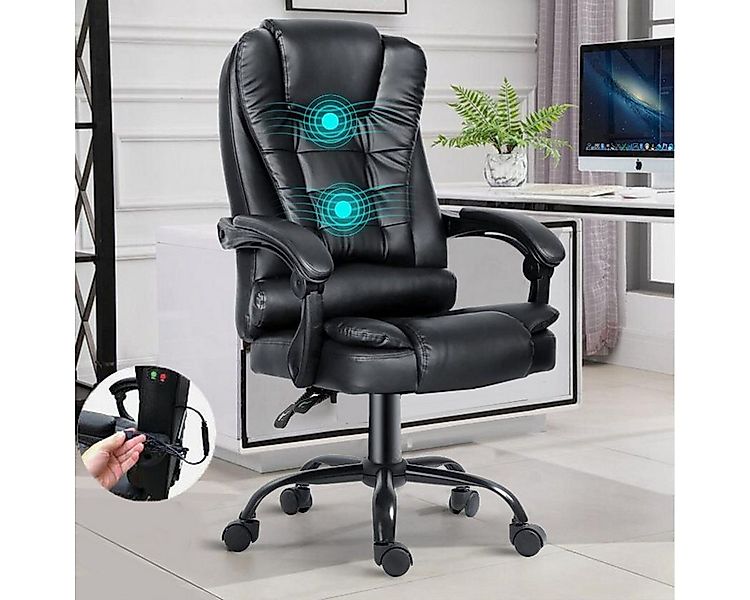 oyajia Bürostuhl Ergonomischer Bürostuhl Massage Chefsessel Drehstuhl Gamin günstig online kaufen