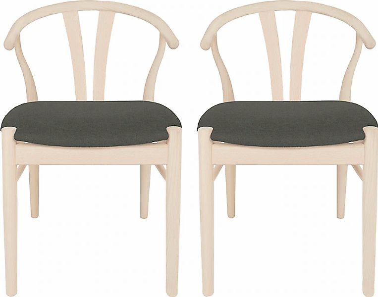 Hammel Furniture Holzstuhl »Findahl by Hammel Frida« (Set) 2 Stk. Stoff Mas günstig online kaufen