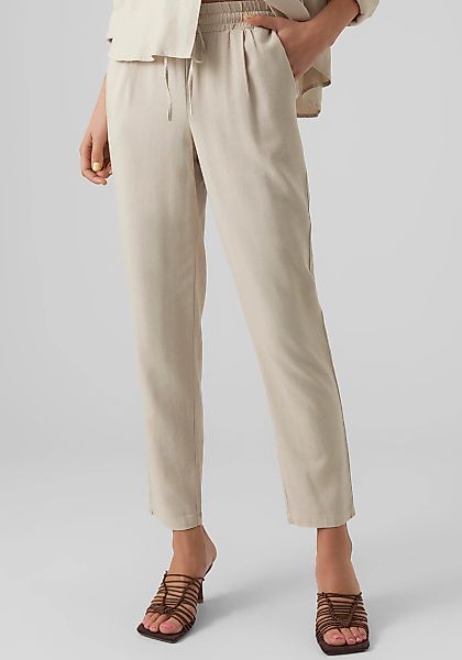 Vero Moda Schlupfhose "VMJESMILO MW ANKLE PANTS WVN NOOS" mit Leinen, elast günstig online kaufen