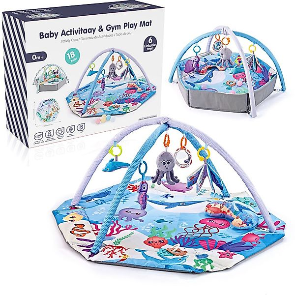 HEYHIPPO Spielmatte Baby Spielmatte Zaun Fitness günstig online kaufen