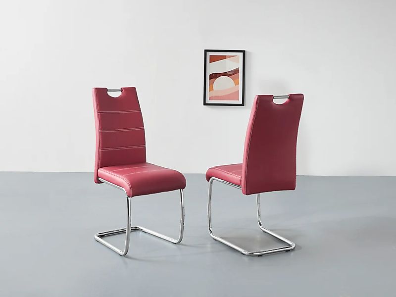 HELA Freischwinger "Flora, Esszimmerstühle" (Set) 1 Stk. Kunstleder Schwing günstig online kaufen