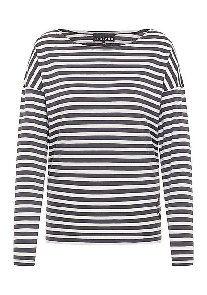 Elbsand Langarmshirt Tooske Bootsausschnitt, locker geschnitten günstig online kaufen