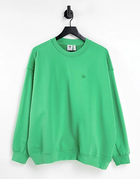 adidas Originals – adicolor Contempo – Sweatshirt in Grün günstig online kaufen