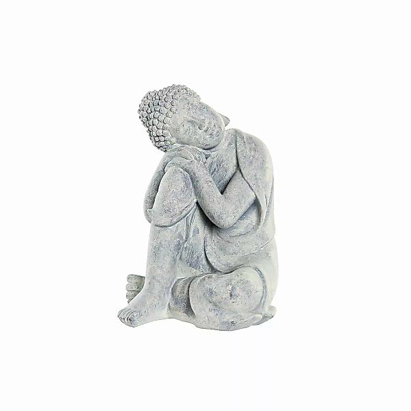 Deko-figur Dkd Home Decor Buddha Harz Hellgrau (18 X 14 X 23 Cm) günstig online kaufen