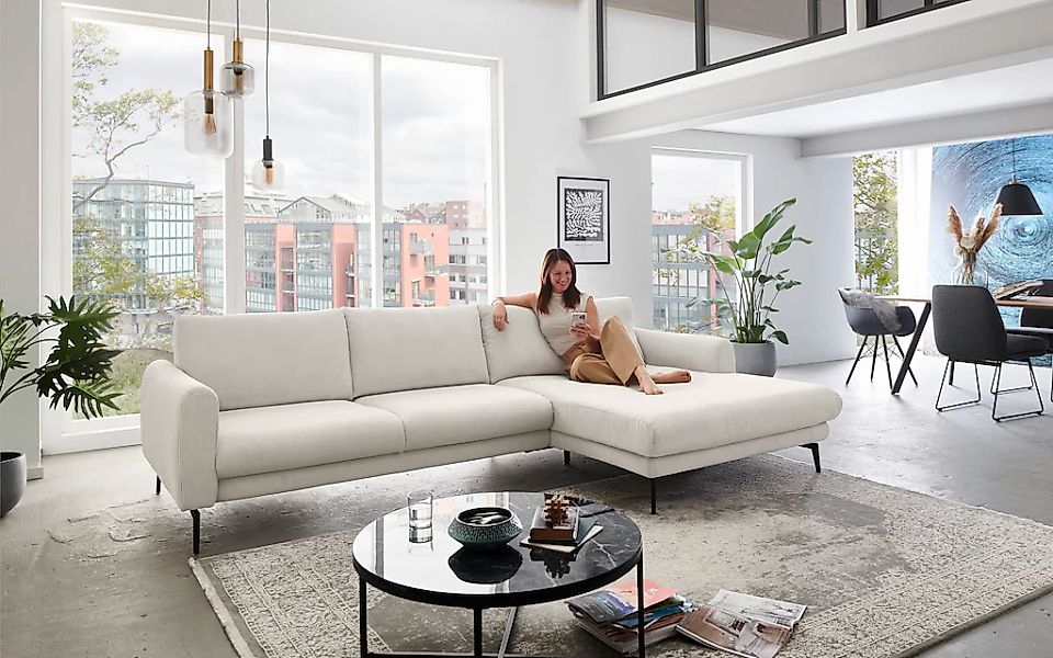 Die PlanBar Ecksofa "MP-IN23147 L-Form" Kaltschaumpolsterung, softer Sitz & günstig online kaufen