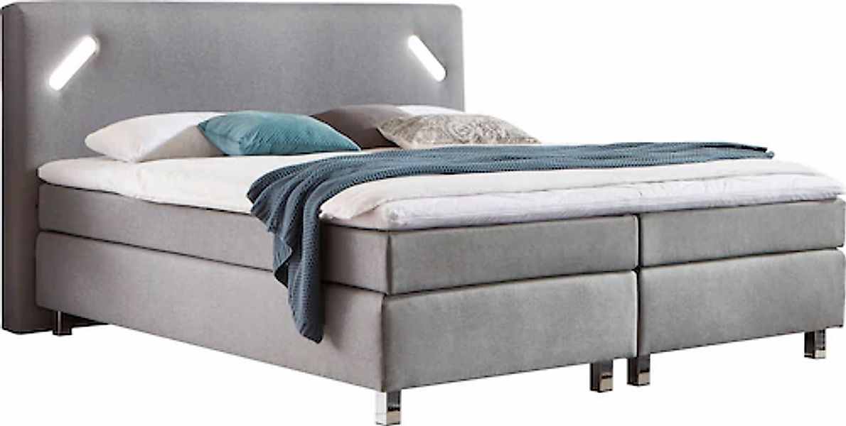 Westfalia Schlafkomfort Boxspringbett, mit LED-Beleuchtung und Topper günstig online kaufen