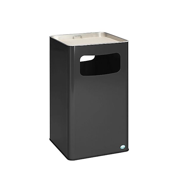 PROREGAL Klassischer Kombiascher Eckig HxBxT 75,5 x 43 x 43 cm Verzinkter S günstig online kaufen