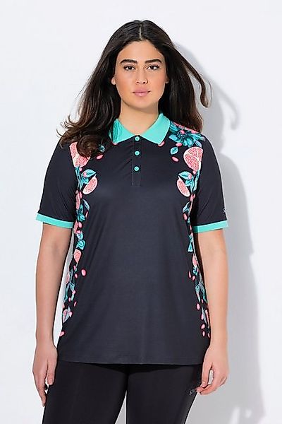 Ulla Popken T-Shirt Funktions-Poloshirt Polokragen Halbarm recycelt günstig online kaufen