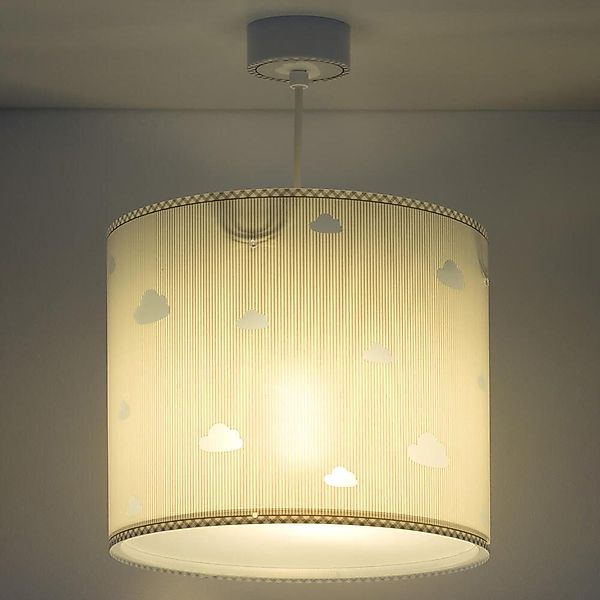 Kinderzimmer Pendelleuchte Sweet Dreams in Grau E27 günstig online kaufen