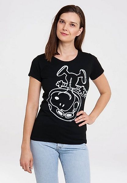 LOGOSHIRT T-Shirt "Snoopy - Astronaut", mit lizenziertem Originaldesign günstig online kaufen