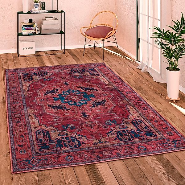 Paco Home Teppich »Bordeaux 241«, rechteckig, 4 mm Höhe, Kurzflor, Orient-O günstig online kaufen