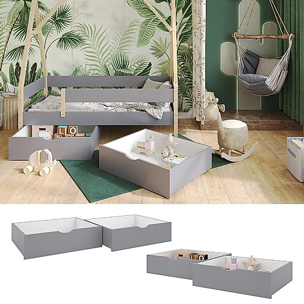 VitaliSpa® Bettschubkasten Bali, Grau, 78 x günstig online kaufen