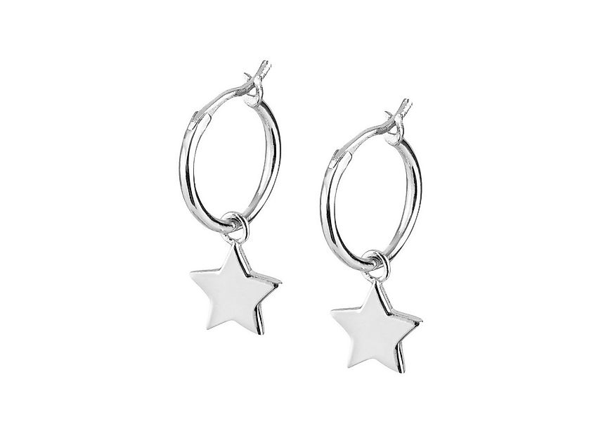 Brandlinger Paar Ohrhänger Ohrringe Star, Stern Silber 925 vergoldet günstig online kaufen