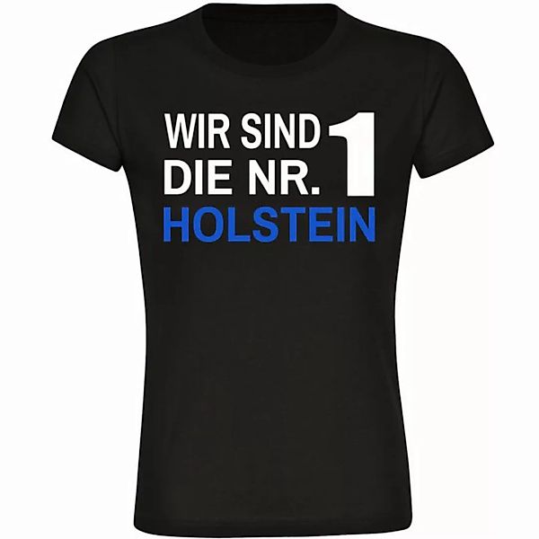 multifanshop T-Shirt Damen Holstein - Wir sind die Nr. 1 - Frauen günstig online kaufen