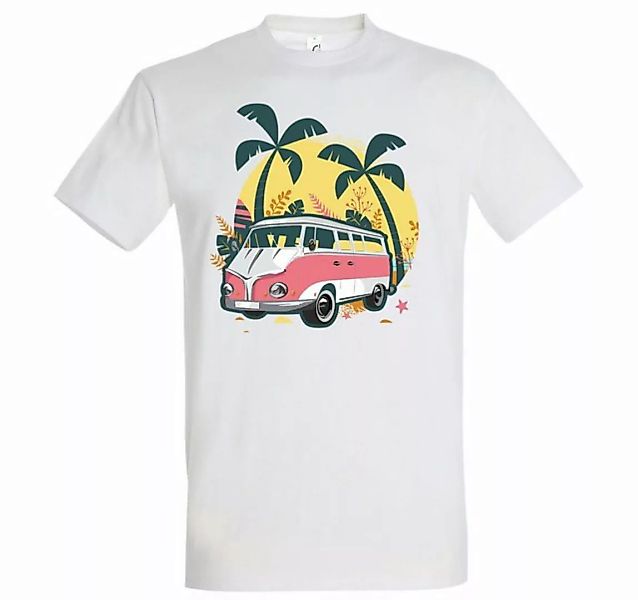 Youth Designz T-Shirt Camping Van Urlaub Herren Shirt mit modischem Frontpr günstig online kaufen